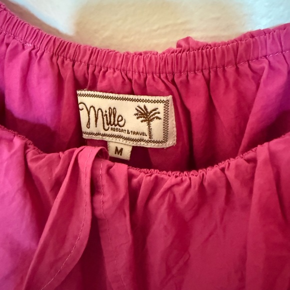 Pink Ruffled Off-Shoulder Top - Picture 2 of 3